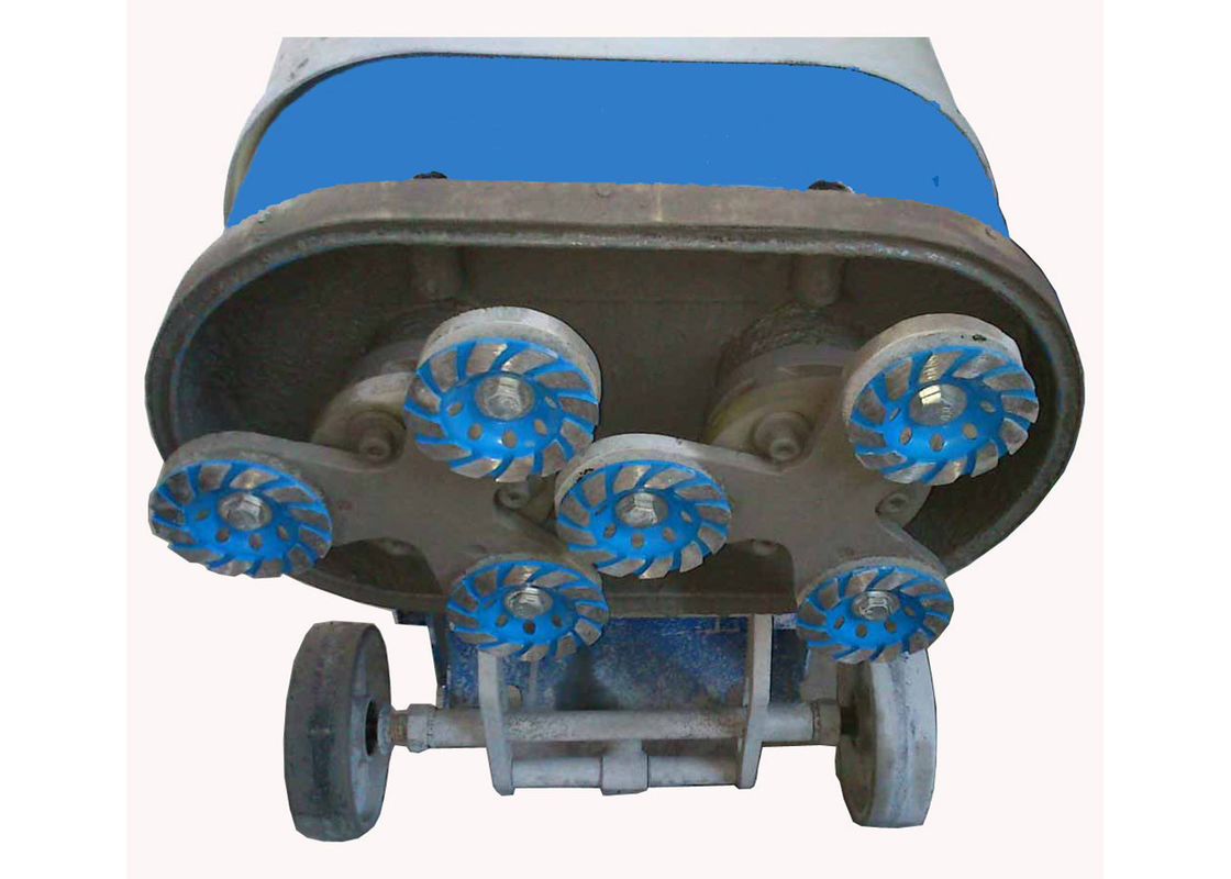 Single Phase Marble Stone Floor Polisher Machine With Magnetic Discs / 6 Heads