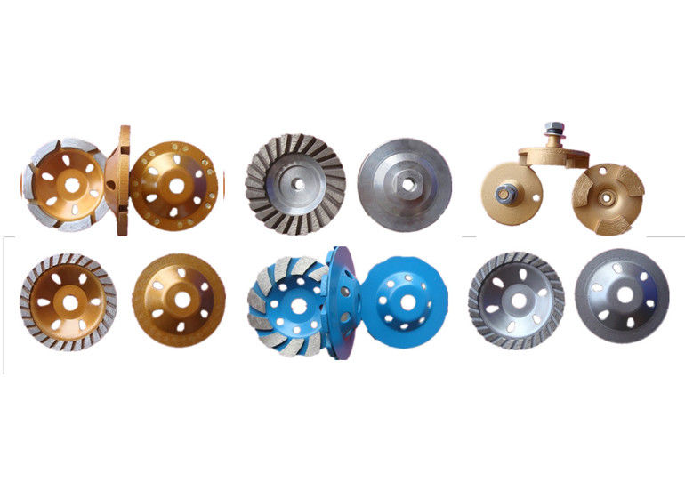Dia.67mm Concrete Floor Diamond Grinding Disc Wheel , Alloy Diamond Polishing Disk